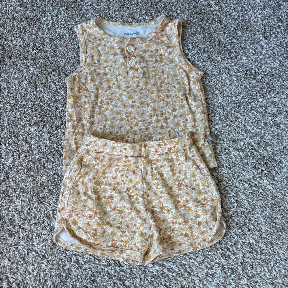 Goumi Kids floral set 2T